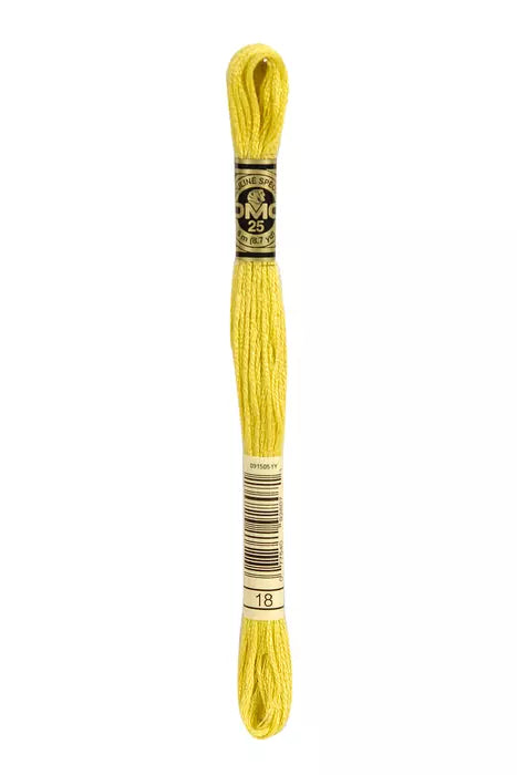Meada mouliné DMC tons amarelo