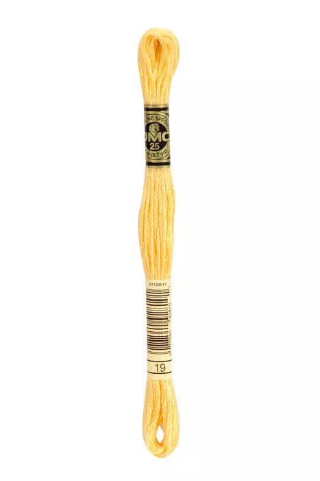 Meada mouliné DMC tons amarelo