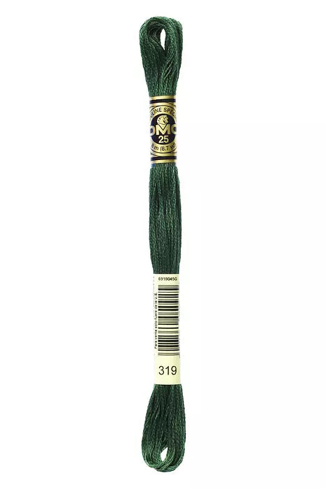 Meada mouliné DMC tons verde