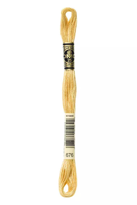 Meada mouliné DMC tons amarelo