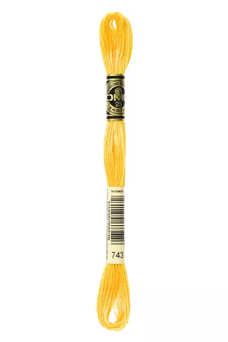 Meada mouliné DMC tons amarelo