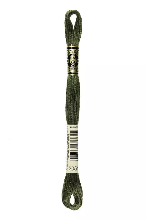 Meada mouliné DMC tons verde