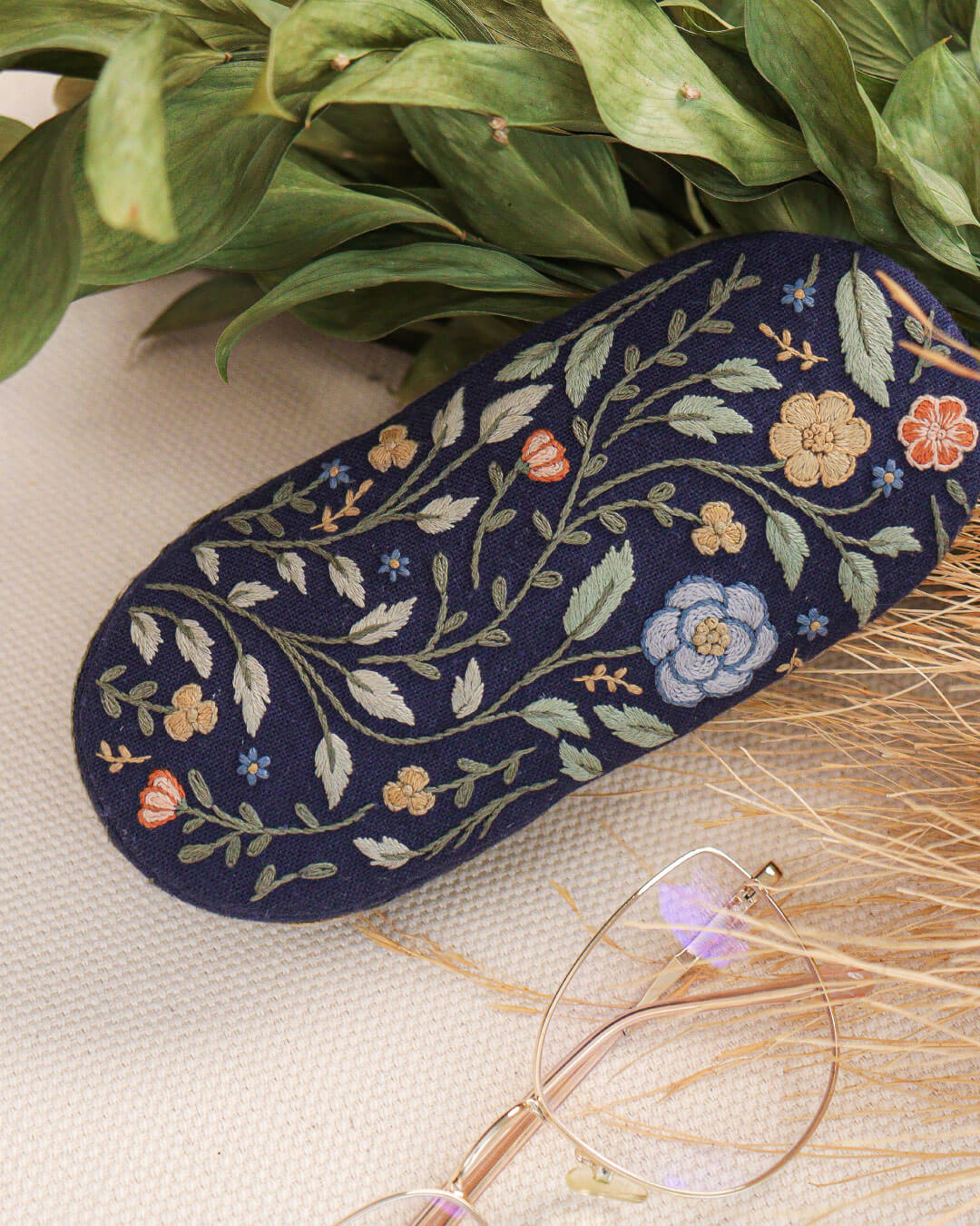 Kit Estojo Porta Óculos Ed. 41 - Padrão Floral