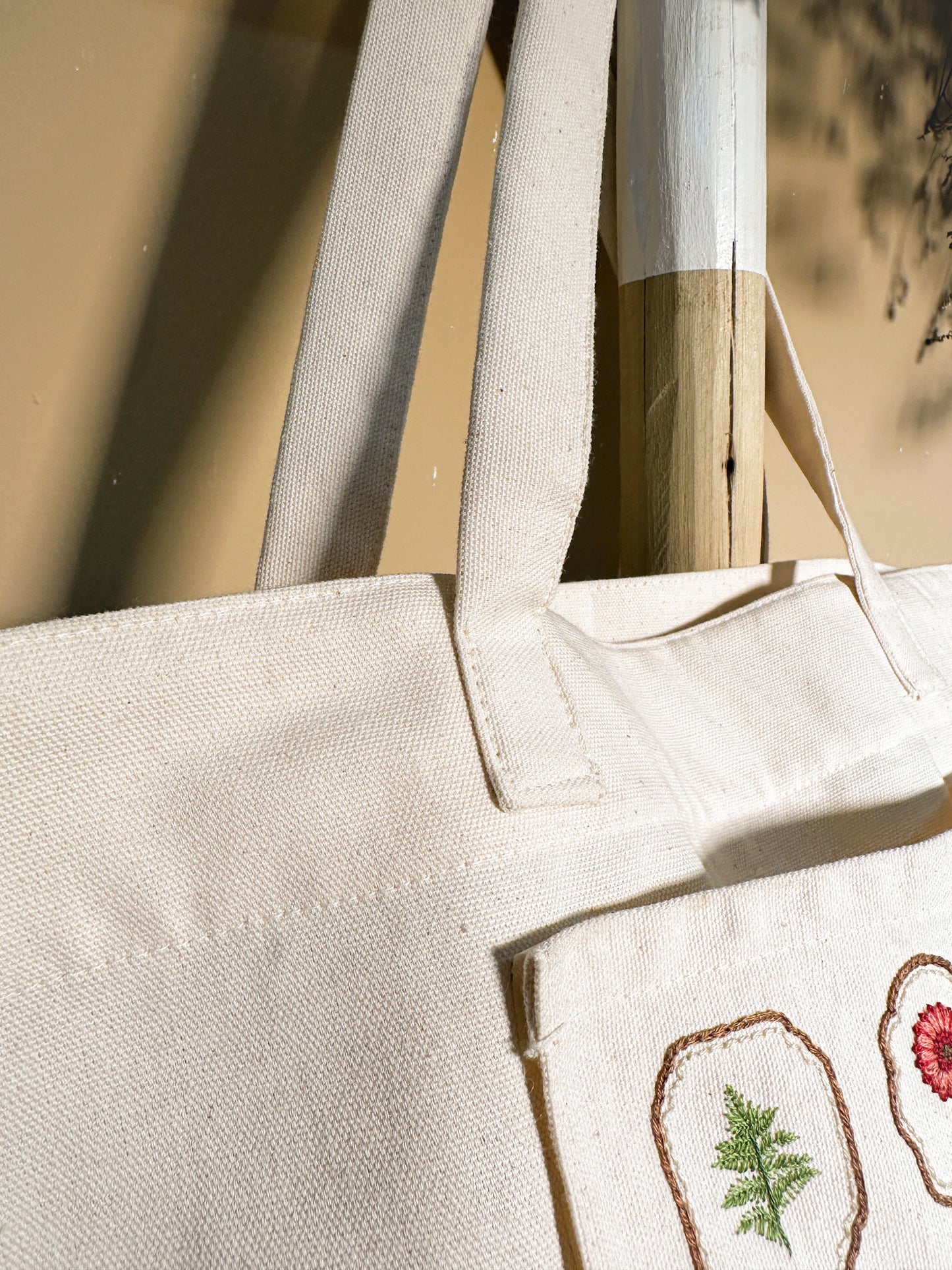 Tote Bag Inspira - Estruturada e Sustentável - 100% Algodão