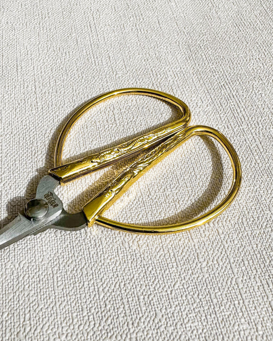 Tesoura Dourada Retrô - 8,6cm