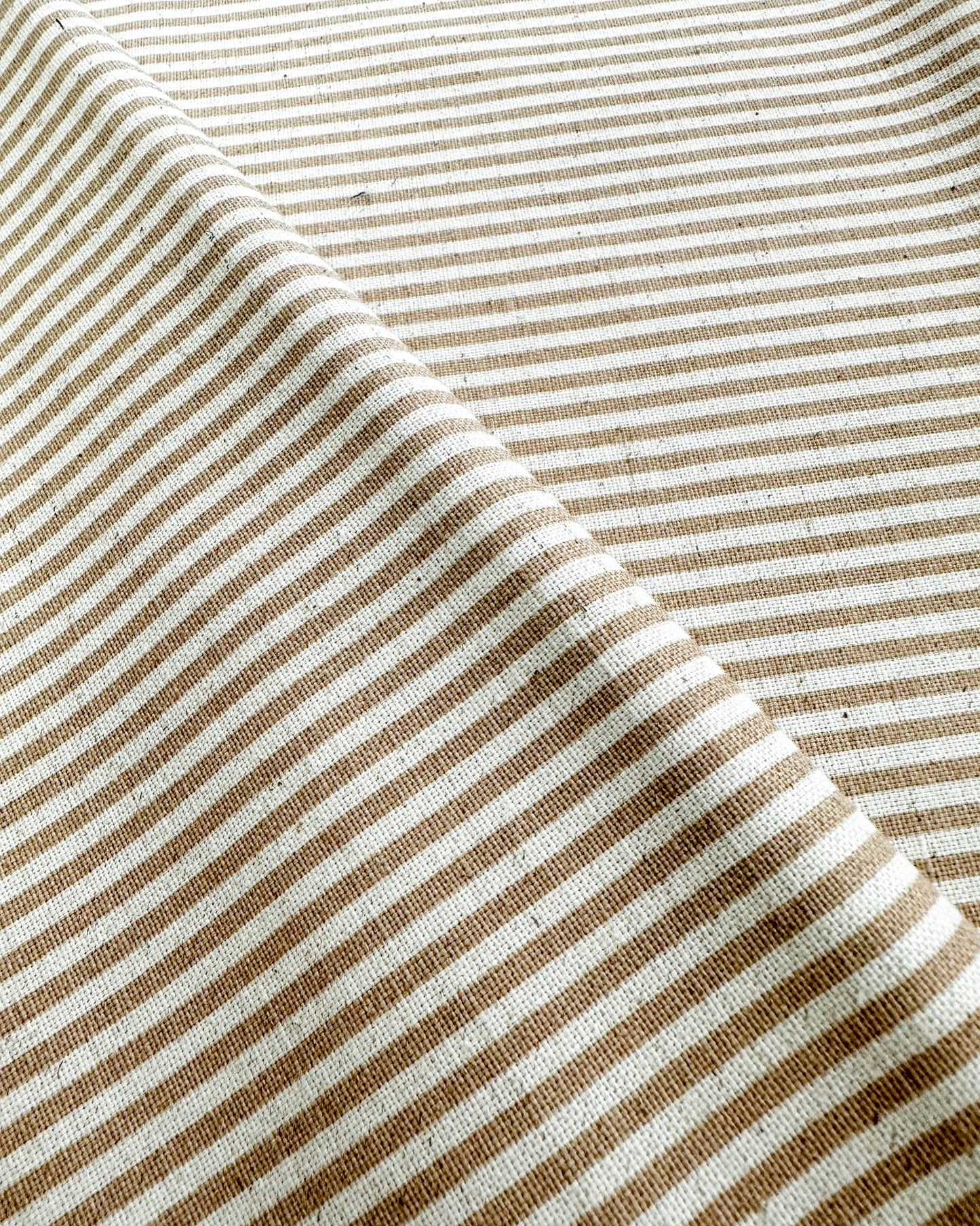 Algodão com linho 1/2m - estampado listrado