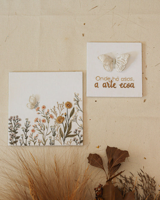 Arte que Ecoa| Bordado 3D em Quadros de Acrílico - eBook Ponto a Ponto n. 36