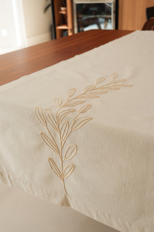 Caminho de Mesa Algodão com Linho - Trama Viva