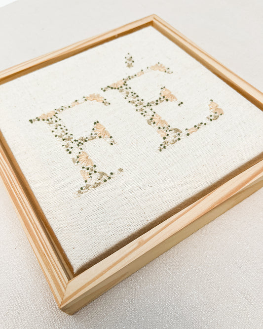 Moldura flutuante de pinus