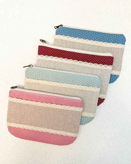 Necessaire para bordar classica - poá