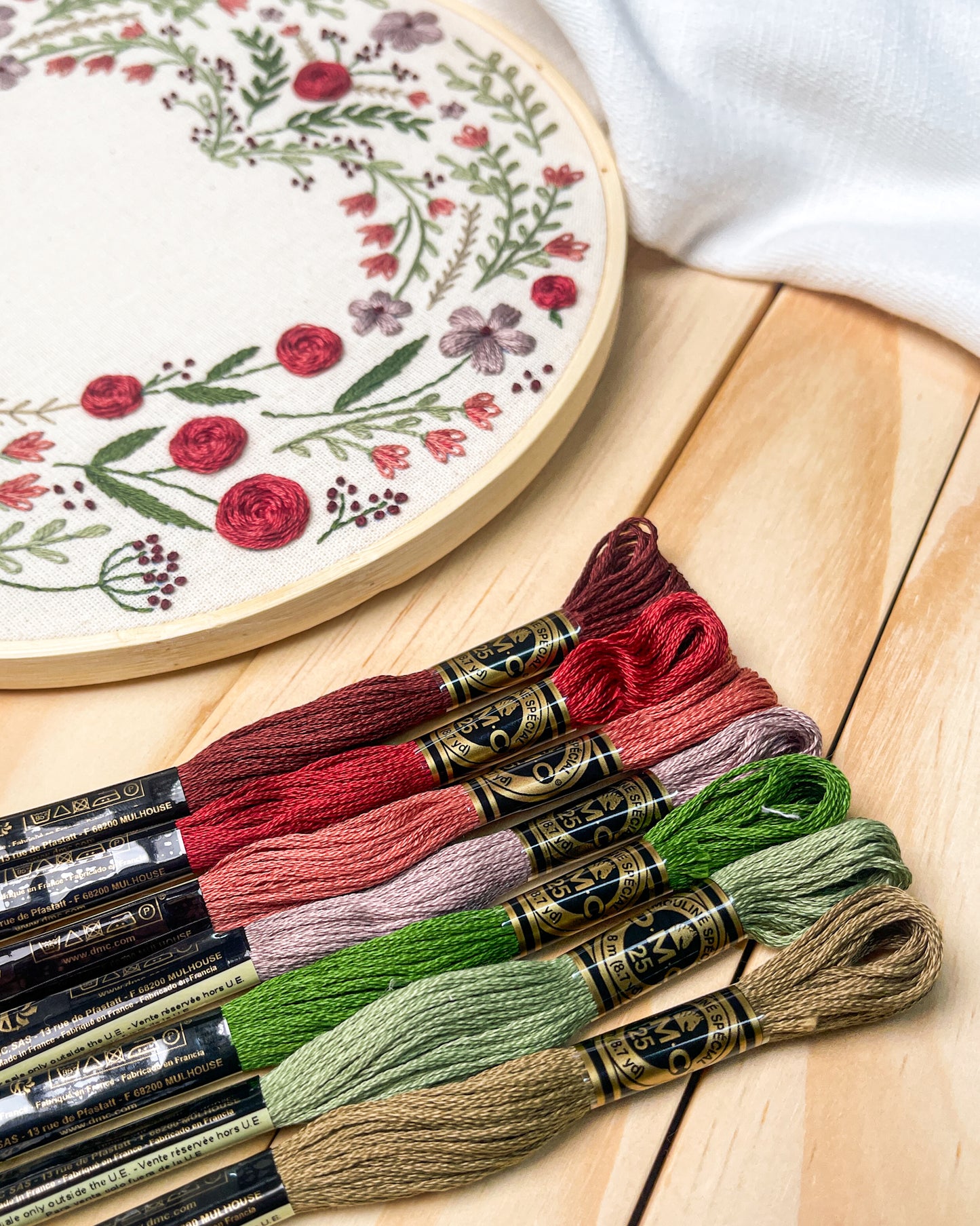 Kit Quero Bordar - Coração Vazado