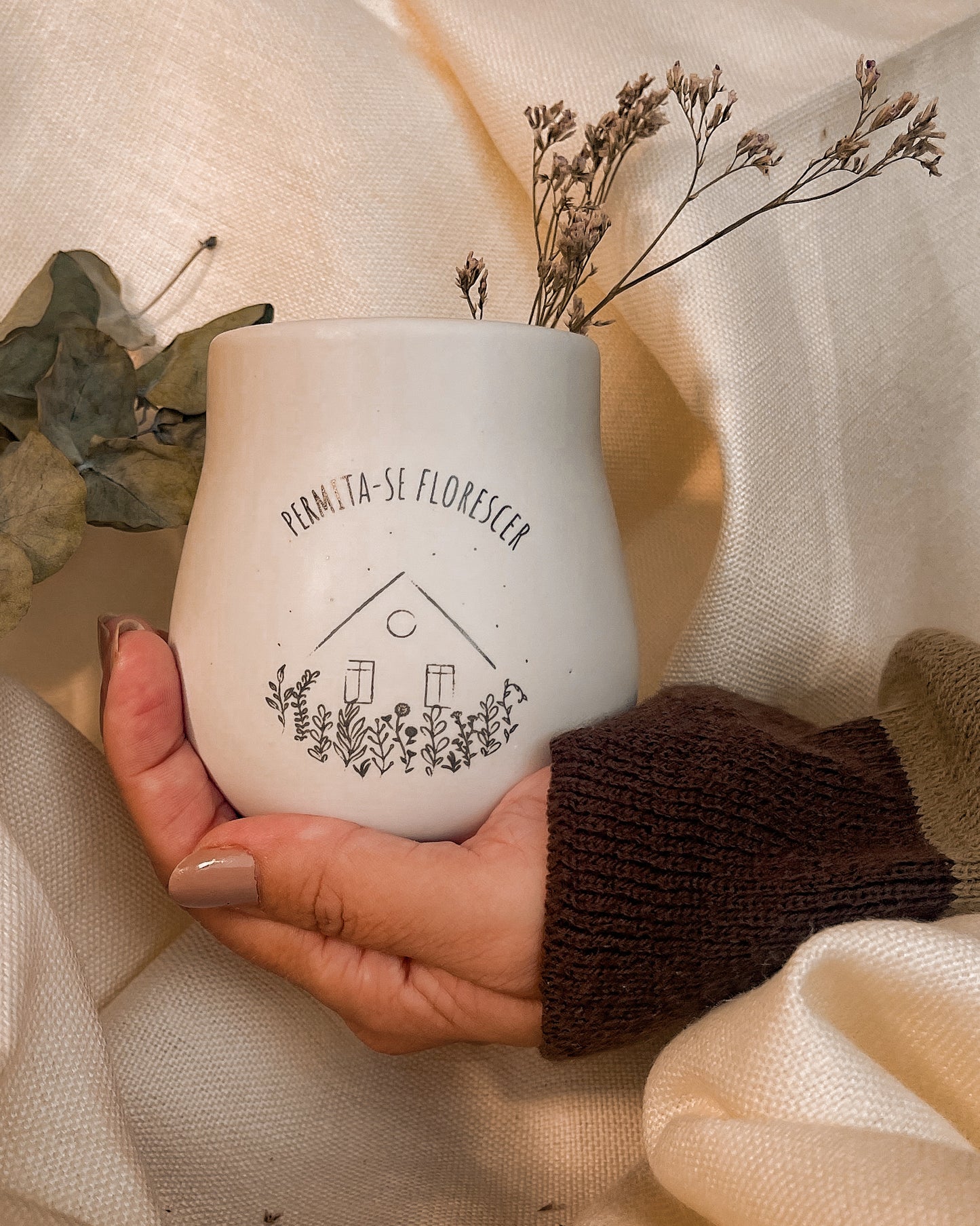 Copo Bojudinho "Permita-se" - Coleção Hygge