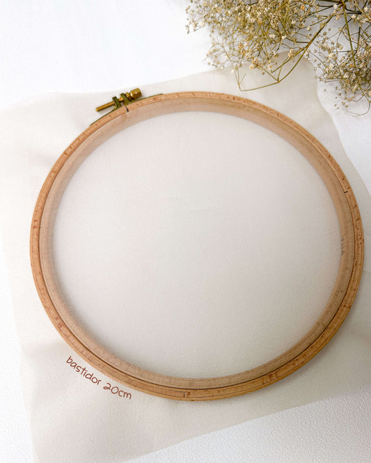 Organza de seda pêssego 25x25cm