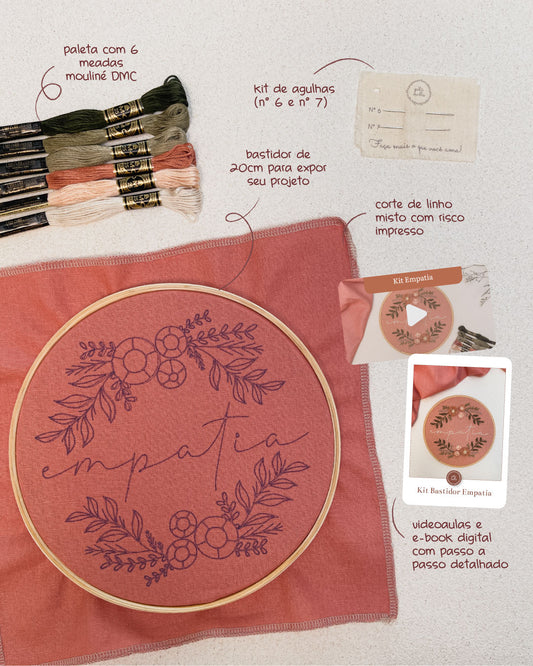 Kit Quero Bordar - Empatia
