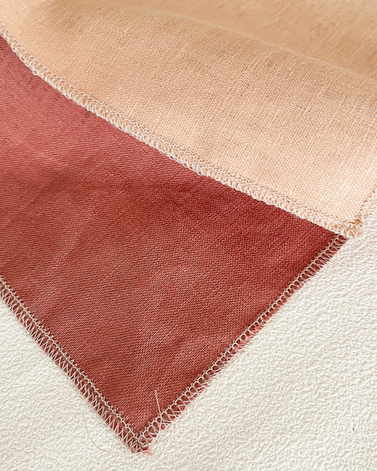 Corte de linho puro Elegance 25x25