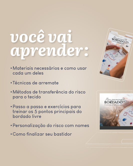 Curso Meu Primeiro Bordado