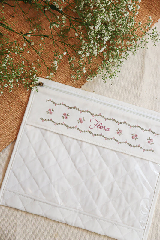 Organizador de roupas para bordar