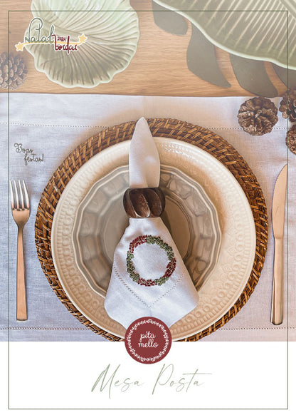 E-book Boas Festas - Guardanapo e Bastidor