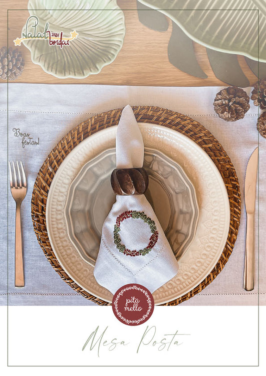 E-book Boas Festas - Guardanapo e Bastidor