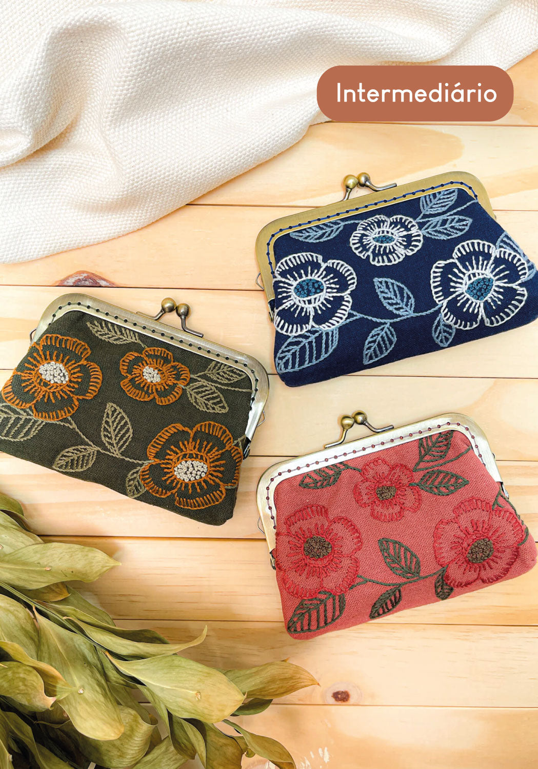 Kit Quero Bordar - Bolsinha da Vovó