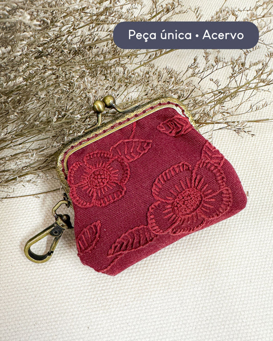 Mini Bolsa com Fecho da Vovó | Peça única - Acervo