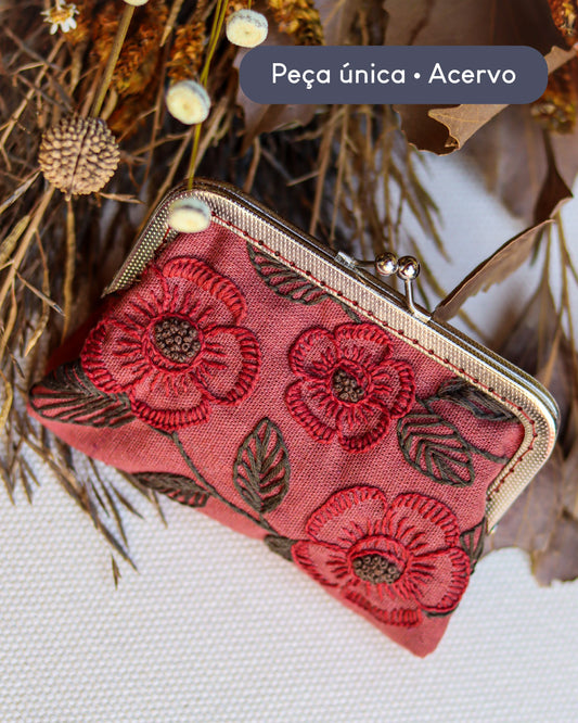 Bolsinha da Vovó tradição marsala | Peça única - Acervo