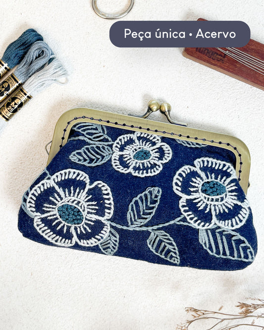 Bolsinha da Vovó brisa azul | Peça única - Acervo