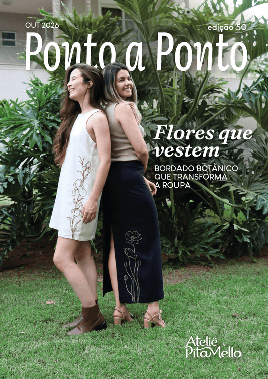 E-book edição 50 - Flores que vestem - Bordado que transforma a roupa