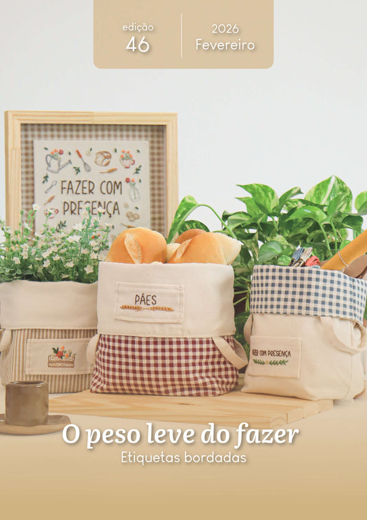 E-book edição 46 - O peso leve do fazer - Etiquetas bordadas