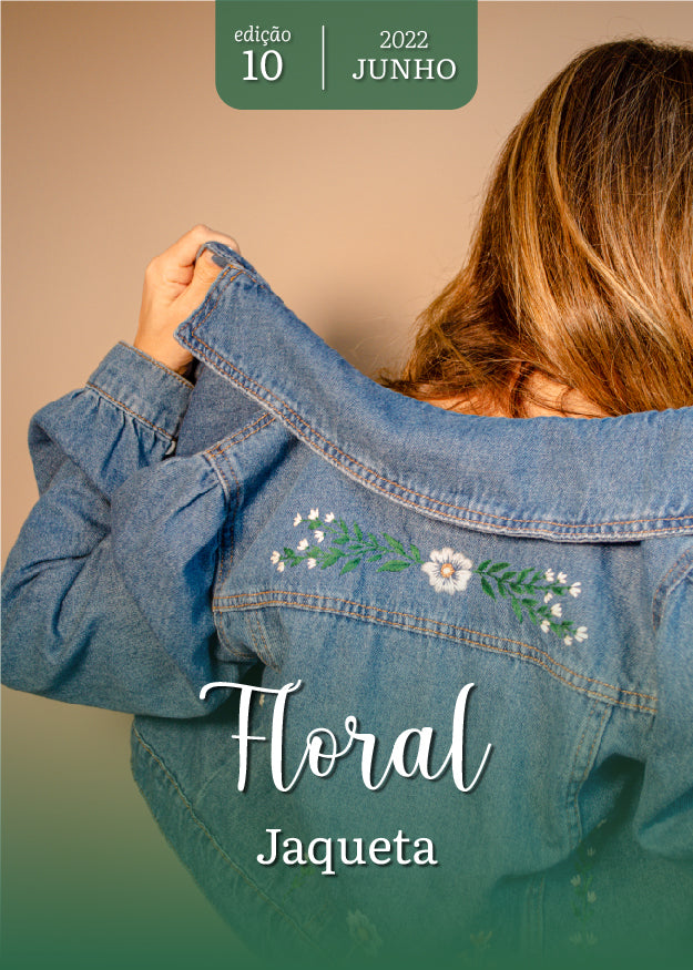 E-book edição 10 - Floral Jaqueta jeans