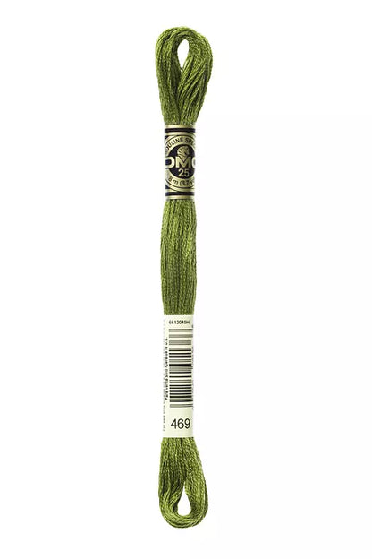 Meada mouliné DMC tons verde