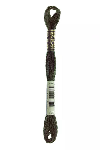 Meada mouliné DMC tons verde