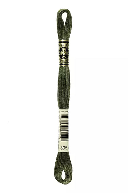 Meada mouliné DMC tons verde