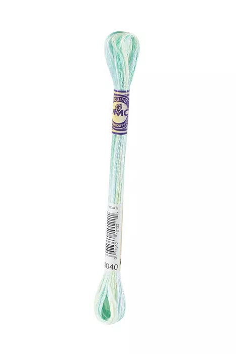 DMC Mouliné Color Variations – Filato Da Ricamo 6 Capi Variegato, Effetto Sfumato, 100% Cotone, 8,7 M (colore 417F Evergreen)