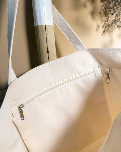 Tote Bag Inspira - Estruturada e Sustentável - 100% Algodão