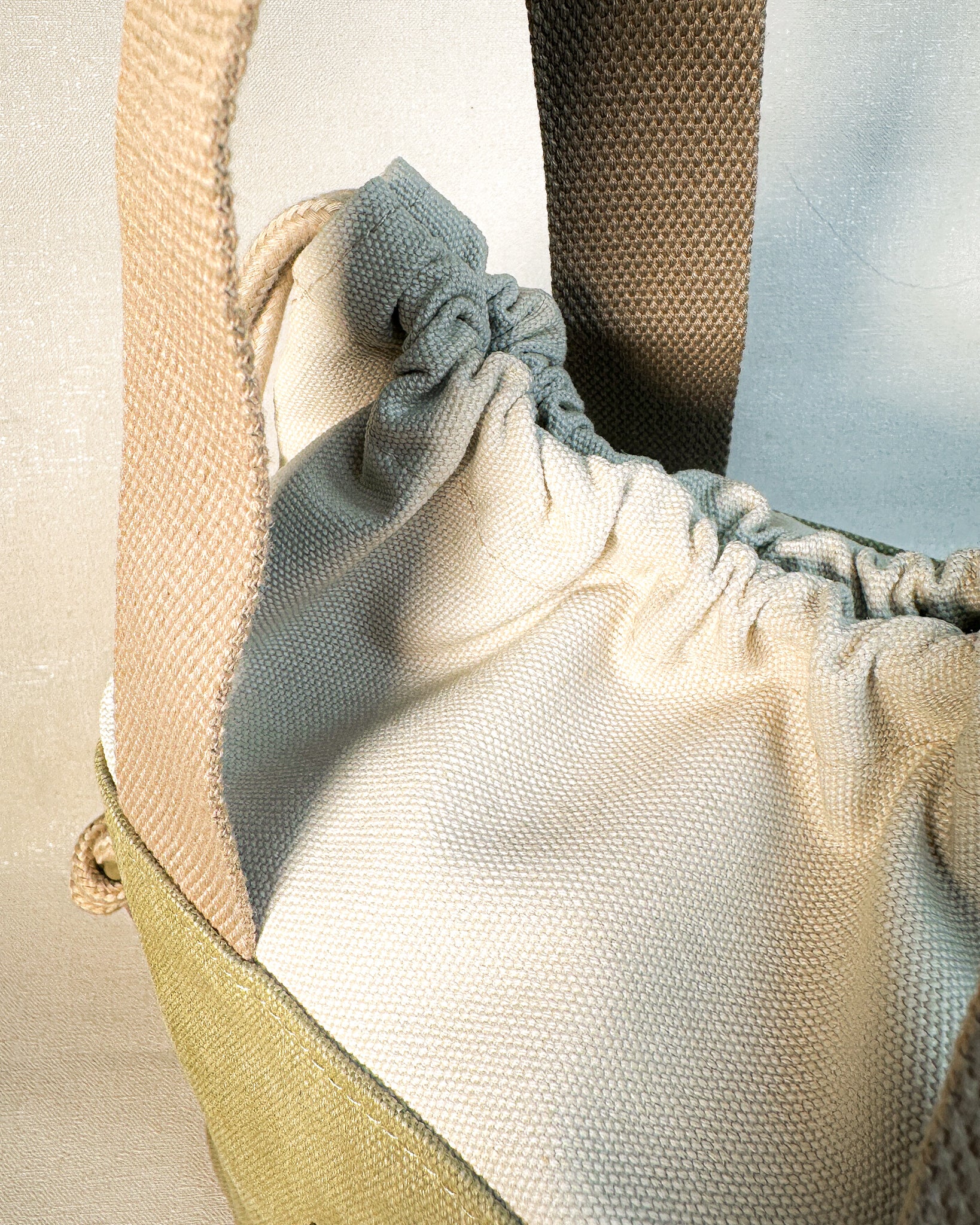 Bolsa Tiracolo Eco Vita DMC - Cru e caqui