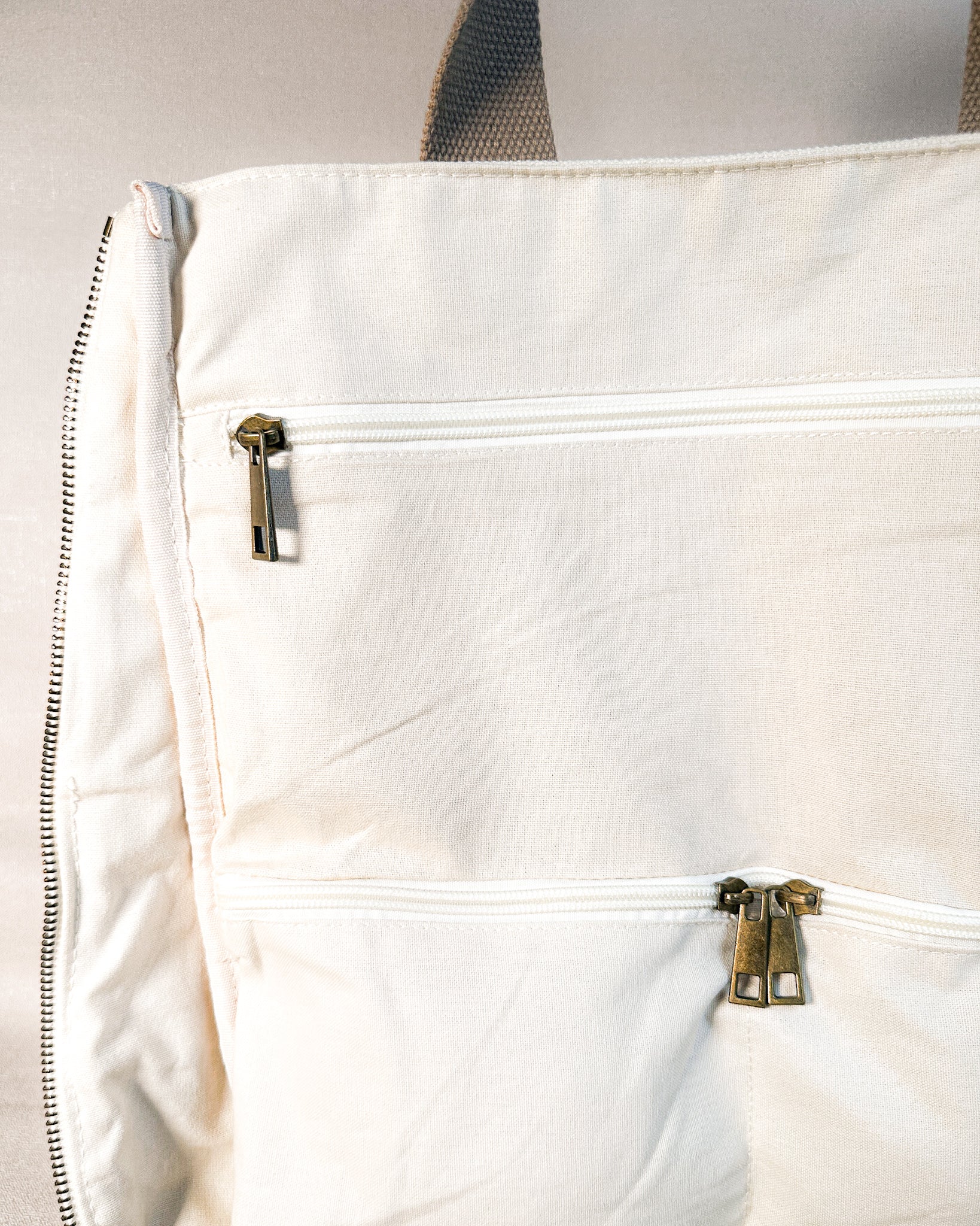 Bolsa de mão Eco Vita DMC - Cru e caqui