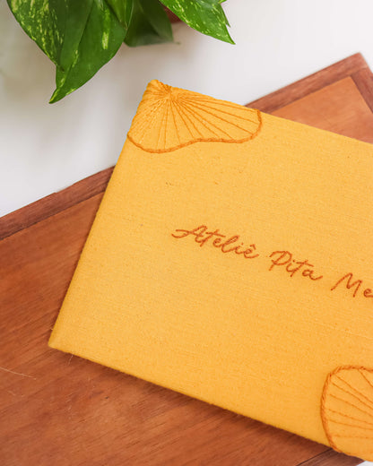 Tecido com risco impresso para álbum 15x21cm Ed. 45 - Pontos que Revelam