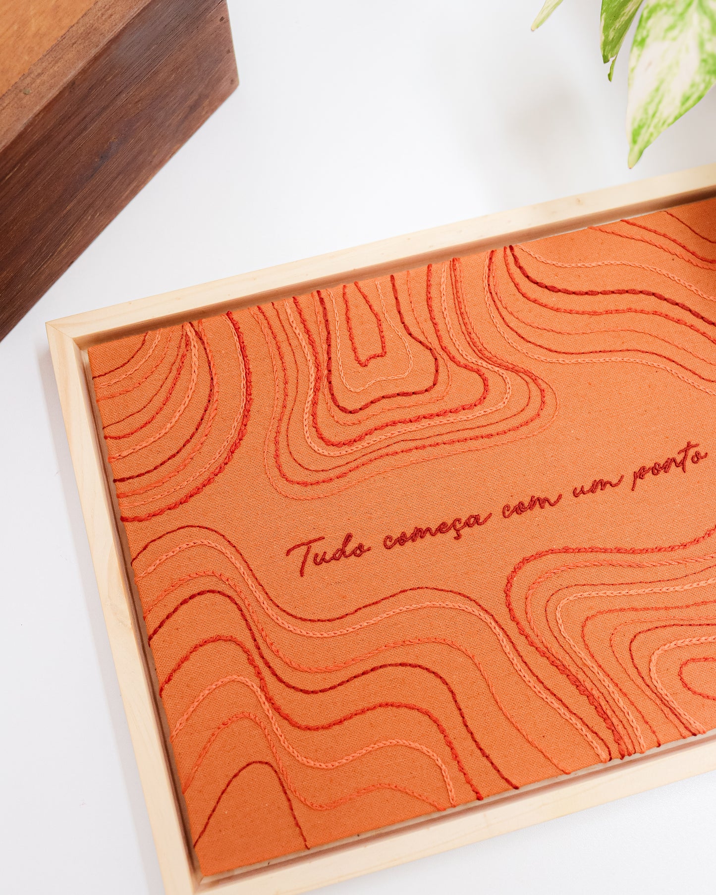 Tecido com Risco Impresso para Moldura A4 Ed. 45 - Pontos que Revelam