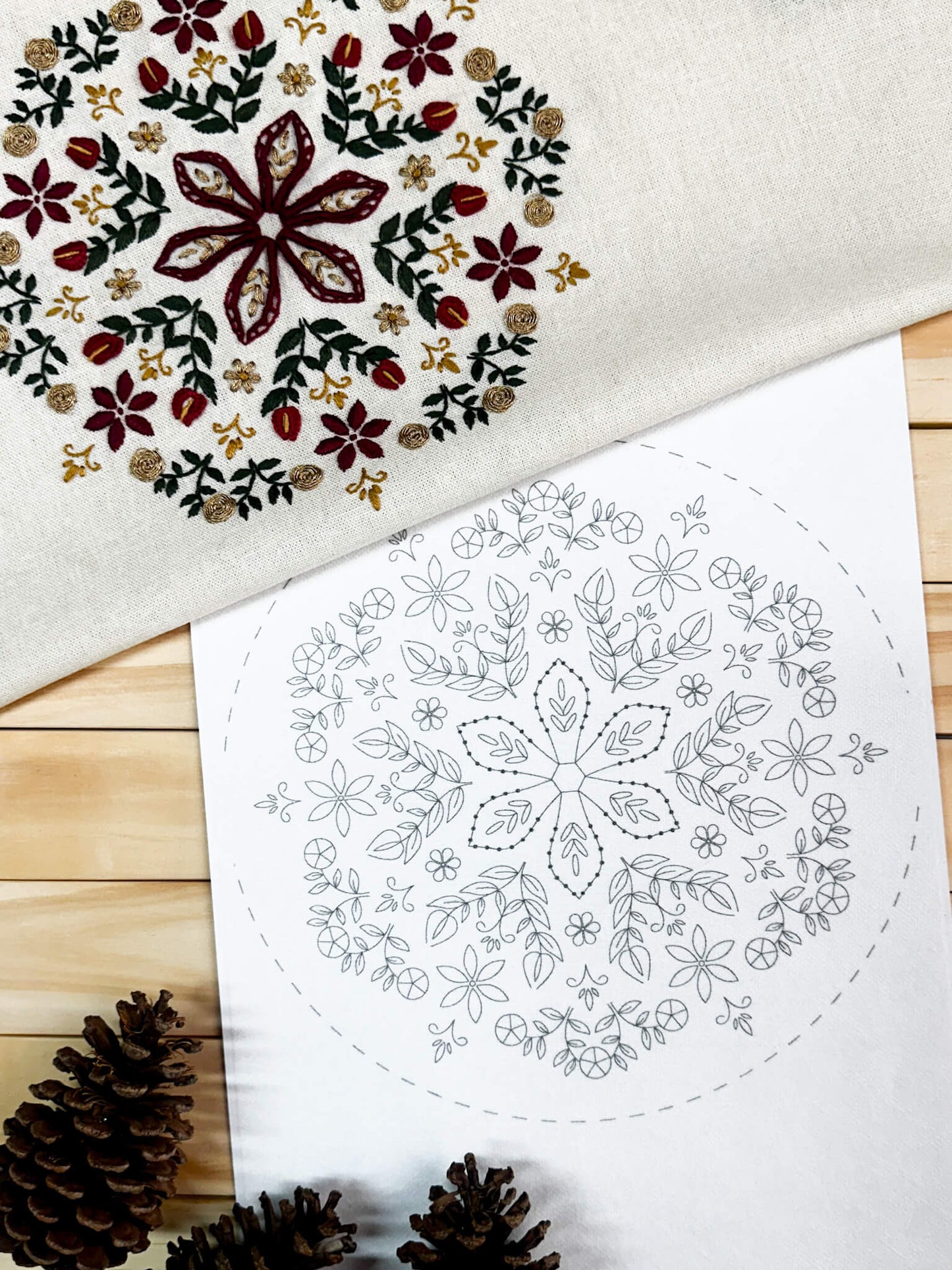 Aplique e Borde – Kit entretela adesiva - Encanto de Natal | Ponto a Ponto 44