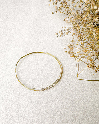 Fio de Arame Metálico – Dourado 0,3 mm (1 metro)
