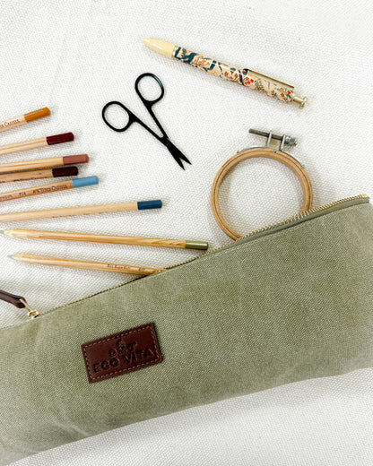 Estojo Eco Vita DMC - caqui