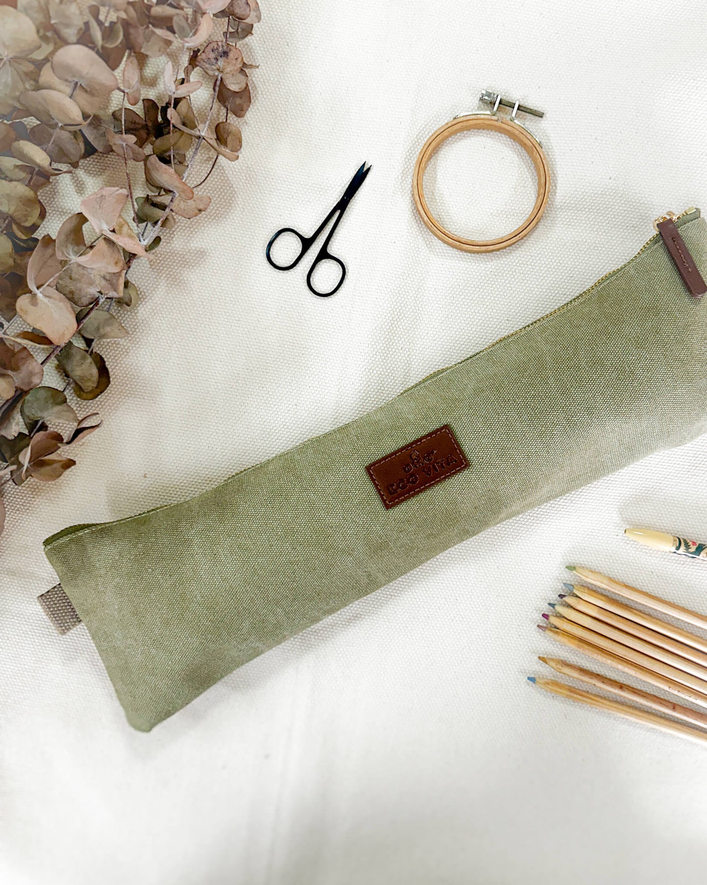 Estojo Eco Vita DMC - caqui