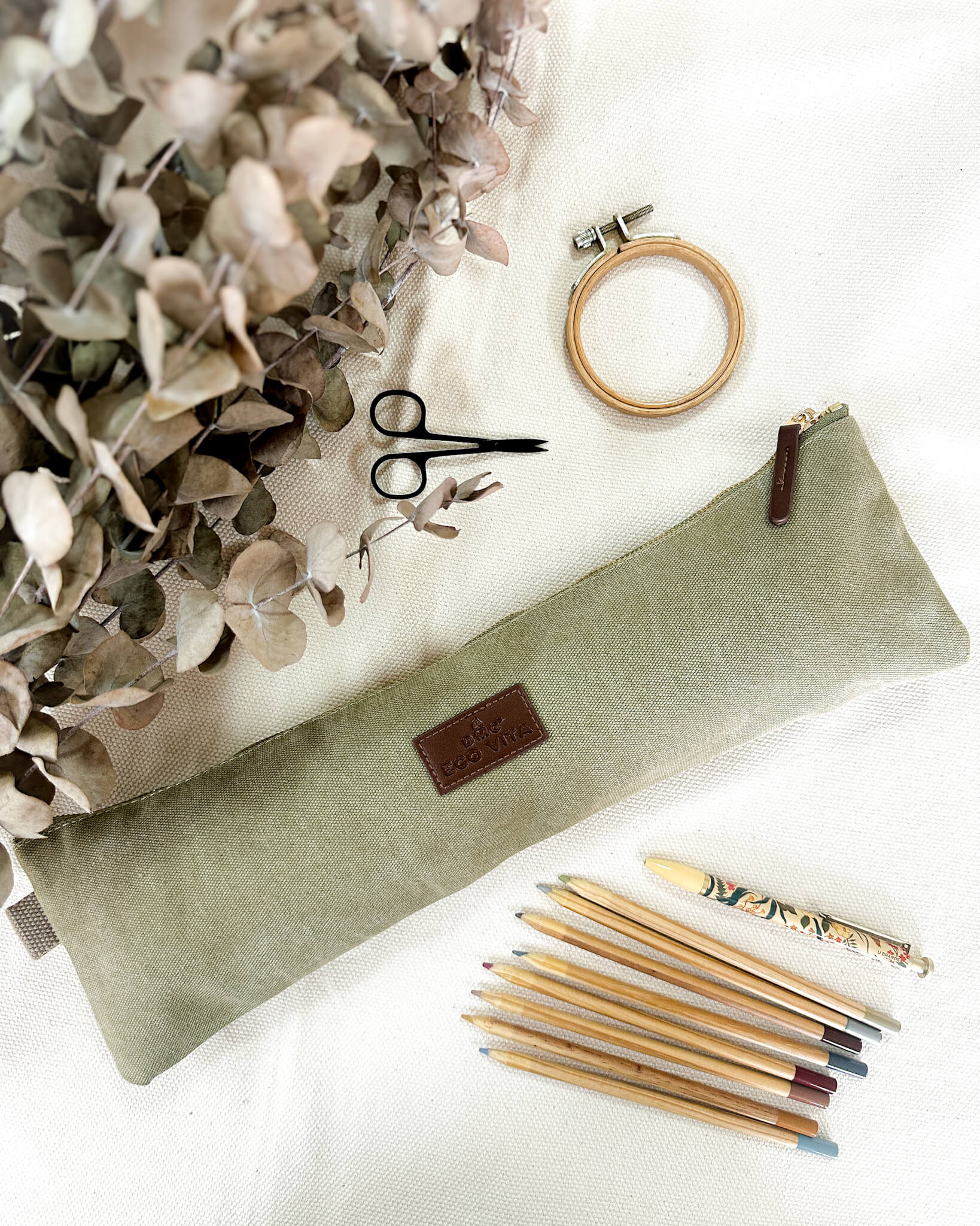 Estojo Eco Vita DMC - caqui