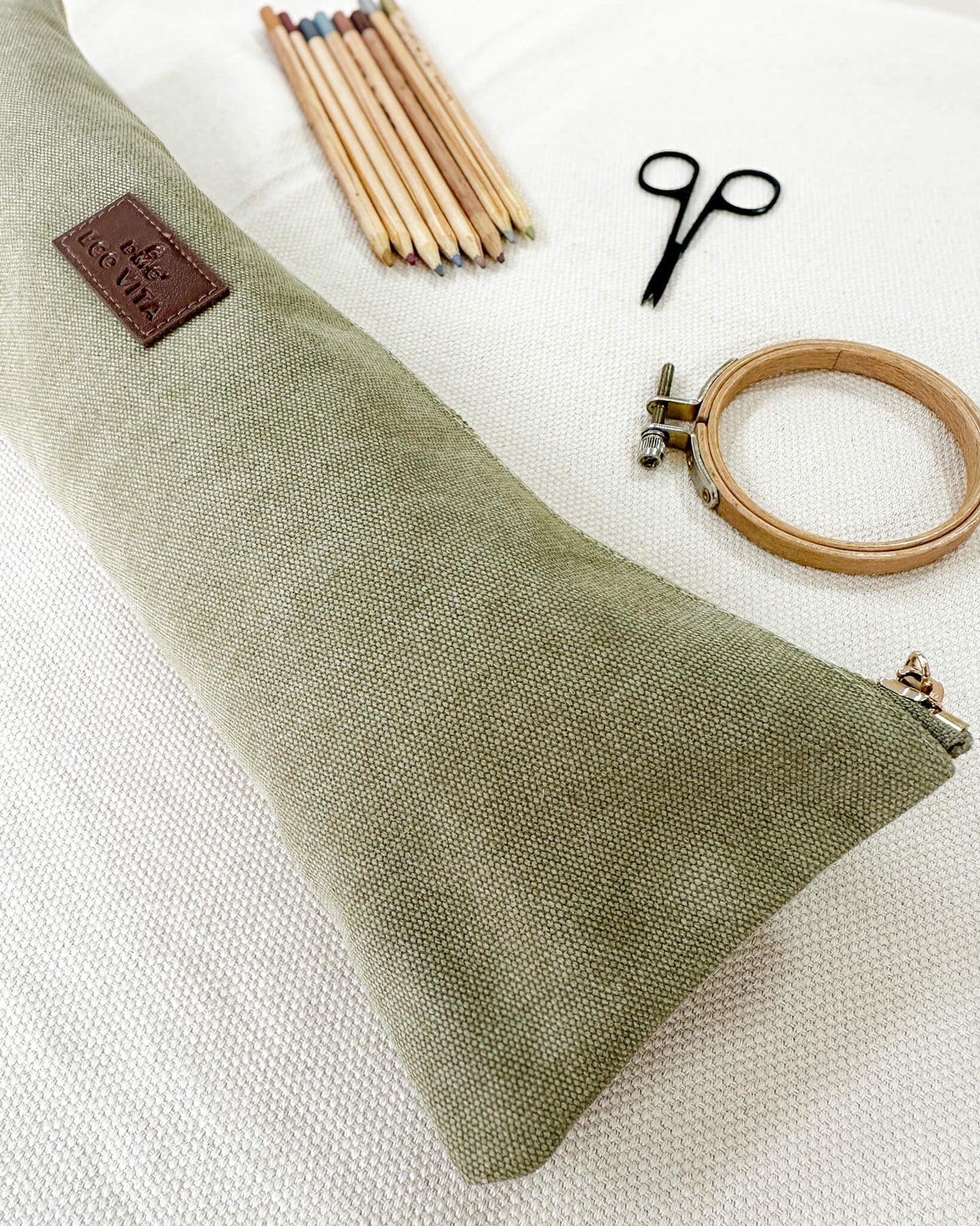 Estojo Eco Vita DMC - caqui