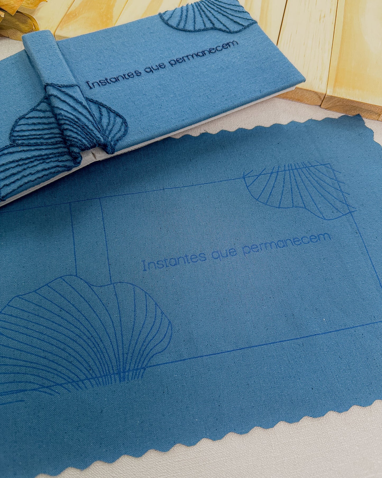 Tecido com Risco Impresso Ábum 10x15cm Ed. 45 - Pontos que Revelam