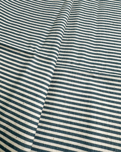 Algodão com linho 1/2m - estampado listrado