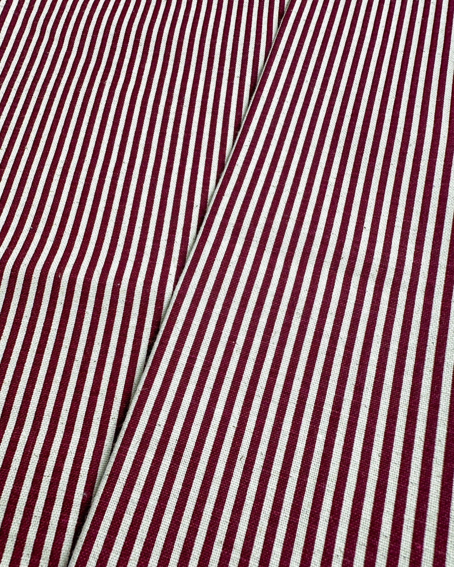 Algodão com linho 1/2m - estampado listrado