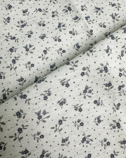 Algodão com linho 1/2m - estampado floral