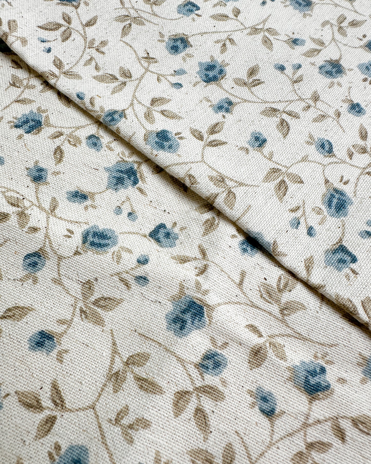 Algodão com linho 1/2m - estampado floral